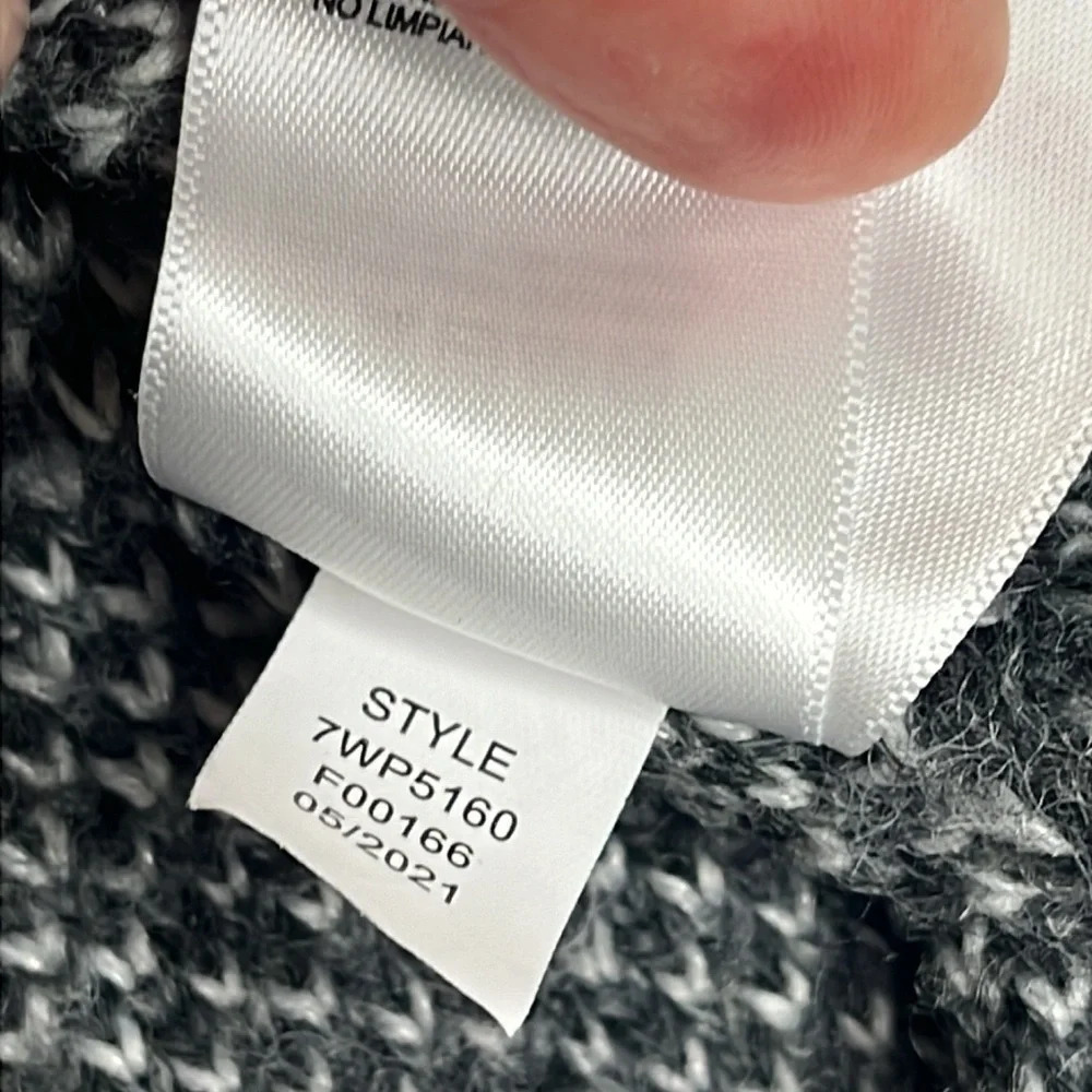 Lucky Brand Gray Camouflage wool blend crewneck Sweater, size XL - Picture 13 of 14